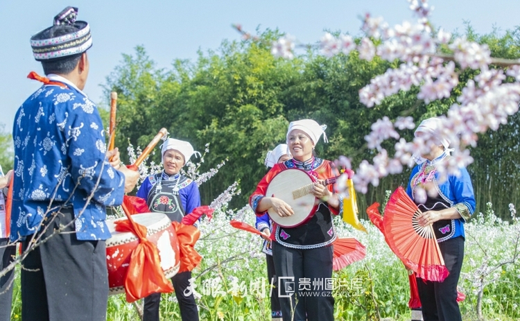 在布依村寨组建山歌编写志愿服务队,队员们通过创作,编写,传唱山歌,让