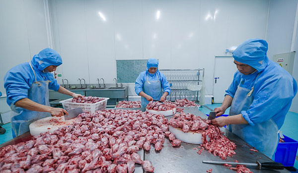 自贡贡井:食品生产企业迎来开门红_fororder_1食品加工现场