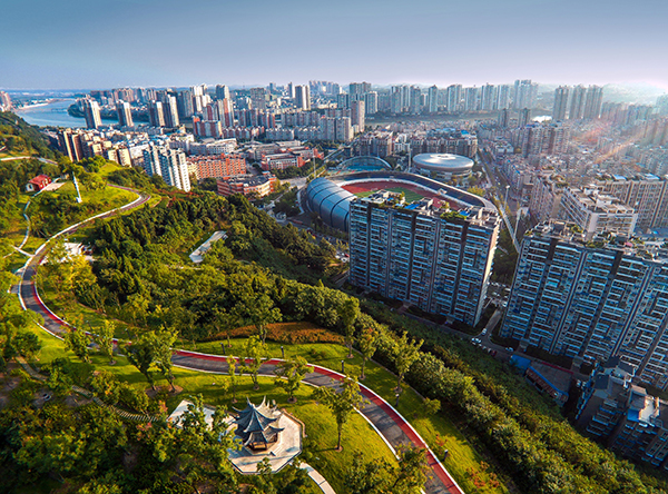 简阳:优化绿色空间形态 建设公园城市_fororder_简阳城市风貌