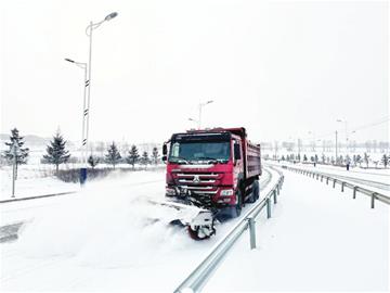 双鸭山市上下闻雪而动 全力保生产保畅通