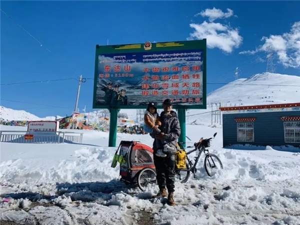 抖音90后奶爸带女儿骑车去西藏：骑行教给我的事，也想教给她