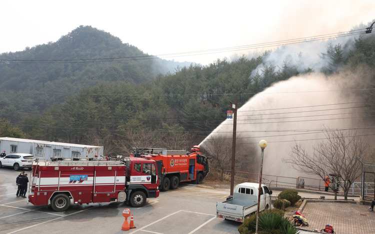 韩国东部山林火灾过火面积逾2.1万公顷