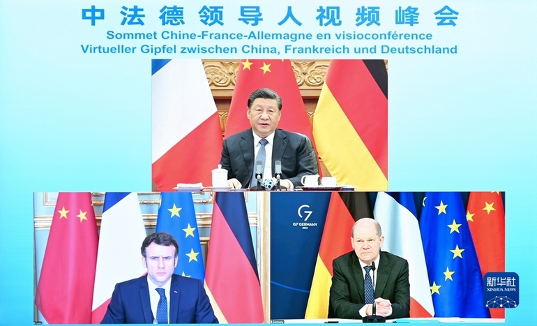 Xi Jinping, Fransa ve Almanya liderleriyle Ukrayna’yı görüştü_fororder_1128452118_16467435659301n