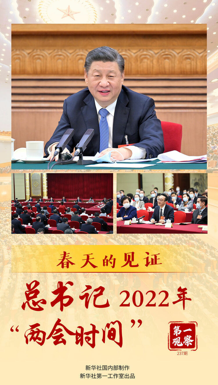 第一观察|春天的见证——总书记2022年“两会时间”