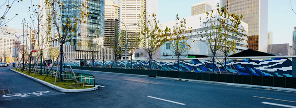 艺术与环保相融合 北京CBD打造绿色“艺术长廊”