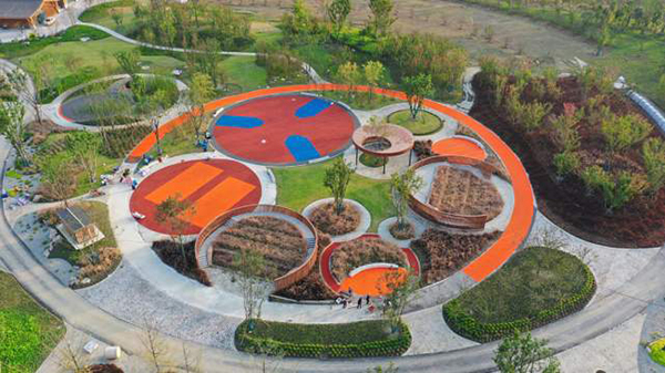 中医药文化融入蜀道通衢园 “起风的院子”梦回古蜀道_fororder_园内景观-供图-省中医药管理局