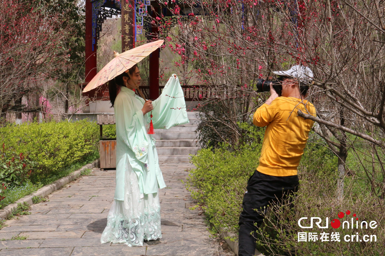 【与春天撞个满怀 打卡最美春景】陕西渭南：桃花源里桃花香 花香四溢迎客来_fororder_IMG_8726 (1)