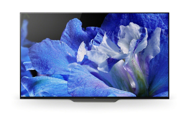 索尼4k hdr oled电视a8f系列拥有(65"和55" )2个尺寸