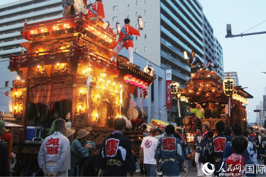 东京八王子祭 有形文化财产的华丽展示