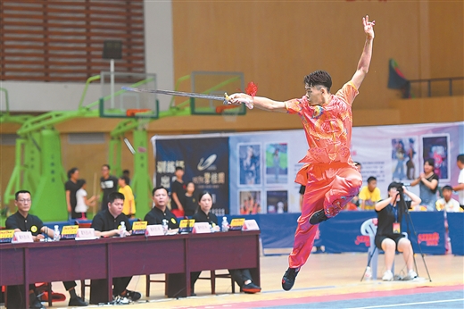 2019年广西少年儿童武术套路锦标赛开赛