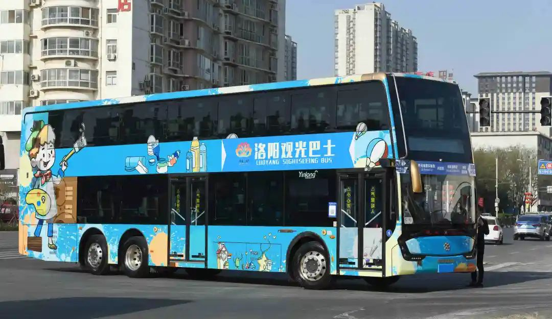 Luoyang Launches Double-decker Sightseeing Bus_fororder_图片2