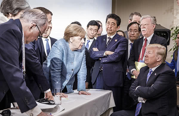 图片默认标题_fororder_图2 “美国优先”让G7陷入巨大分歧（资料图）