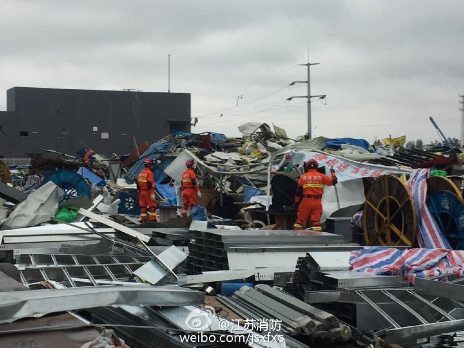 江苏盐城龙卷风灾已造成98人死亡800人受伤(组图)