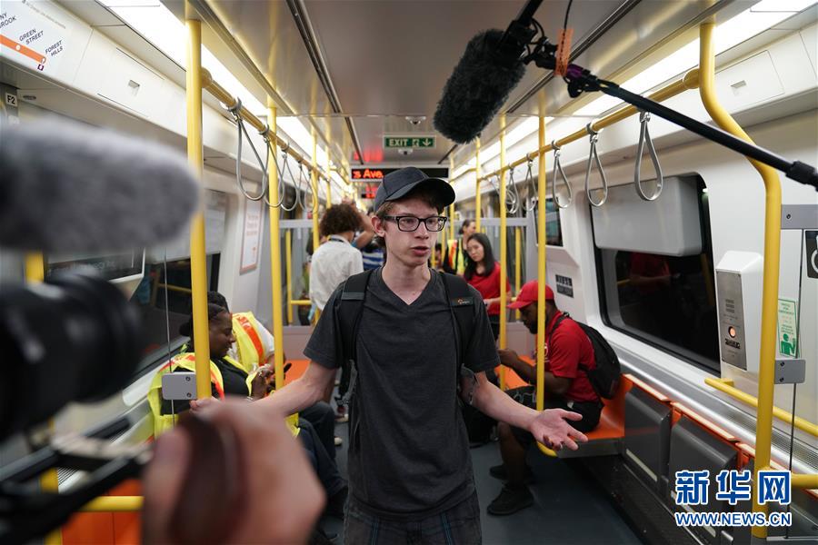 中车在美生产首批地铁车辆正式载客运营