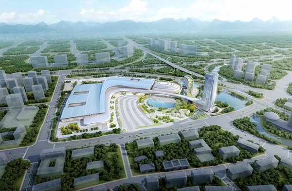 桂林国际会展中心建设跑出“加速度”