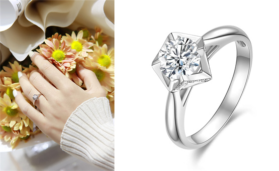 金伯利钻石每颗钻石都是从源头甄选的天然美钻,青睐无色白钻,来诠释
