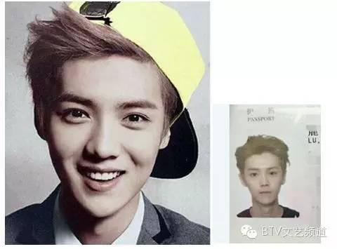 赵丽颖杨洋鹿晗李易峰吴亦凡，明星证件照真容对决！(组图)
