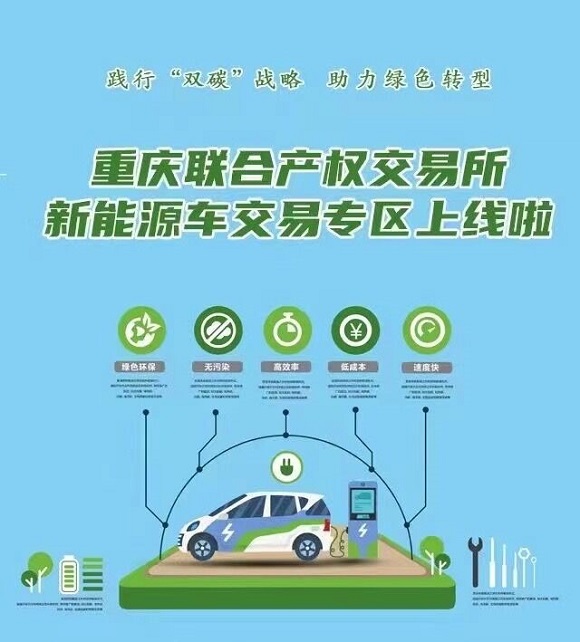 重庆联交所上线新能源汽车交易专区 预计年内将推出2万余辆车