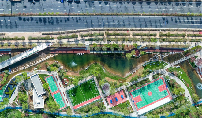 西安高新区：用绿色唤醒“双城”水系_fororder_图片3