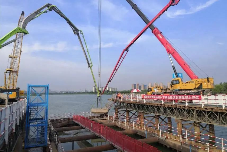 咸阳渭河高新大桥建设进入新阶段_fororder_图片2
