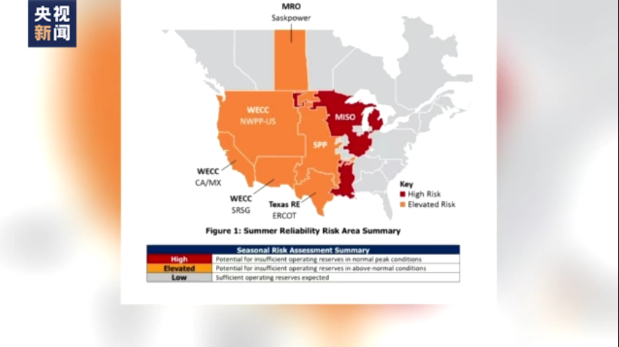 美电力评估分析：今夏美大面积遭遇高温 断电风险增加
