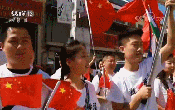 匈牙利华人华侨留学生举行和平集会 支持香港警察