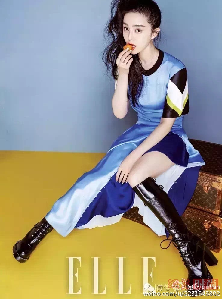 爱情滋润的范爷变少女 丸子头搞怪卖萌