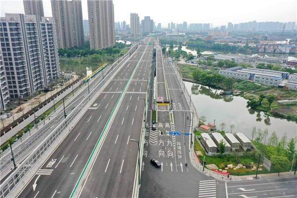 绍兴山会高架智慧快速路先行段正式通车