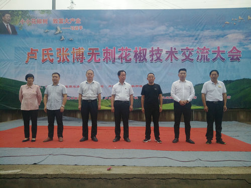 【B】首届卢氏无刺花椒技术交流会在三门峡市卢氏县举行