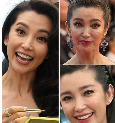 女明星素颜惊悚 陈乔恩林心如范冰冰李冰冰柳岩