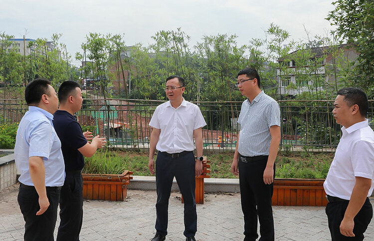 自贡沿滩:落实全流域综合治理 确保河道长治久清_fororder_调研现场