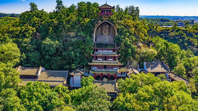 体验“恐龙”文旅盛宴 开启一场自贡“惊奇”之旅_fororder_9荣县大佛(摄影-廖志全)
