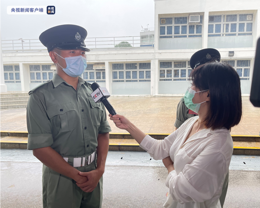 总台记者探访丨香港警员:把香港回归祖国25周年当成自己最珍贵生日礼物