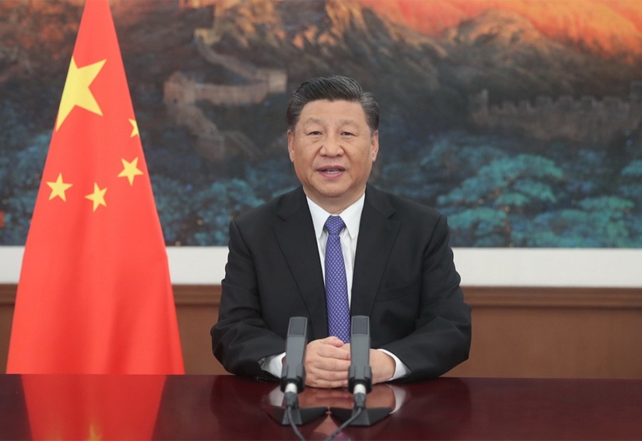 习近平在亚投行第五届理事会年会视频会议开幕式上致辞_fororder_049