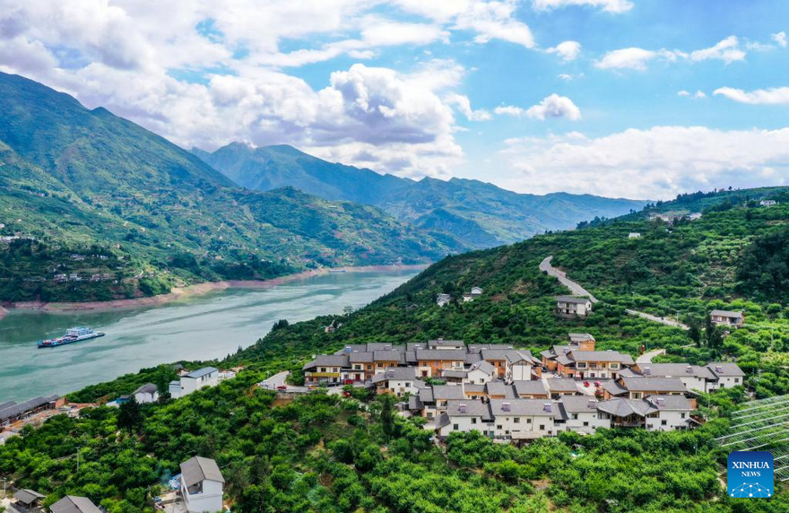 Scenery of Wushan section of Yangtze River in Chongqing
