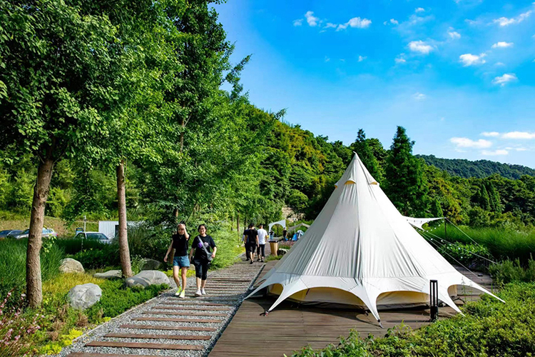 彭州推出4条夏季精品旅游线路 承包你的整个夏天_fororder_帐篷酒店-摄影-张鸿