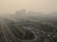 京津冀去年PM2.5年均浓度比2013年降近四成