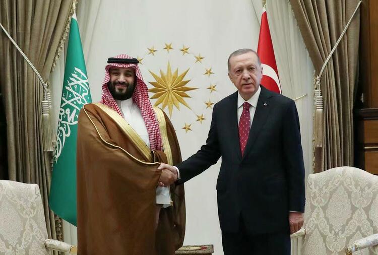 土耳其总统与沙特王储会面 双方决定开启双边关系合作新时代
