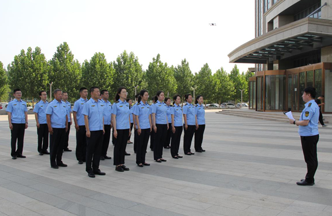 （原创）沧州市生态环境局举行全市执法队伍开训暨着装仪式_fororder_图片2