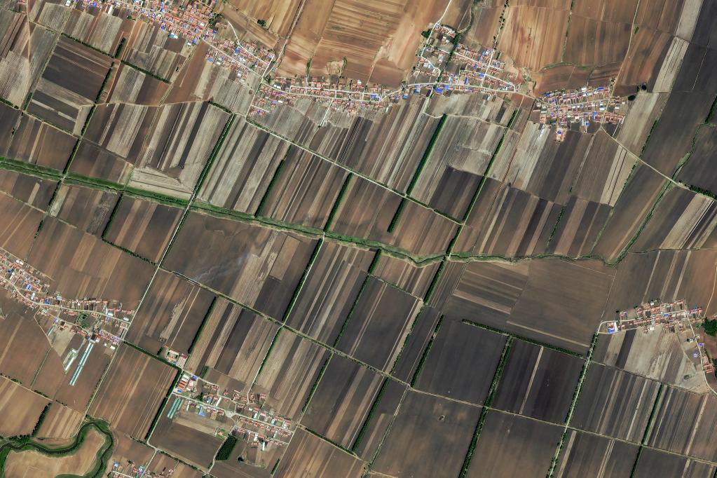 新”聚焦 | 太空视角看吉林省农田美景