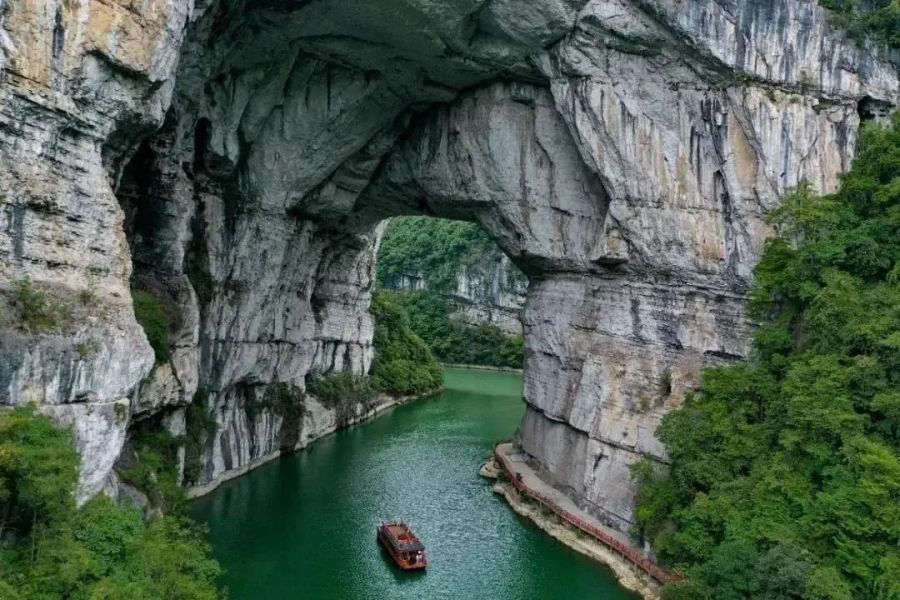遵义云门囤景区:览山水之美 叹自然之奇