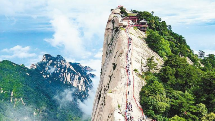 【中首 陕西】华山免门票一个月 旅游收入超亿元_fororder_微信图片_20220704093825