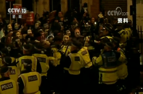 英警务专家：应对暴力示威 英警方执法严