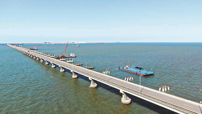 总投资超11亿元的黄海二桥计划年内全线贯通