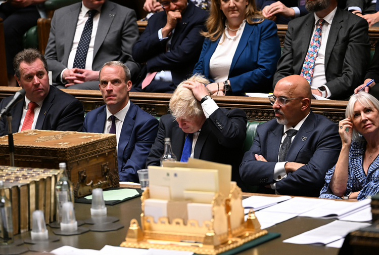 英国首相约翰逊发表辞职声明 将继续留任到“新领导人就位”