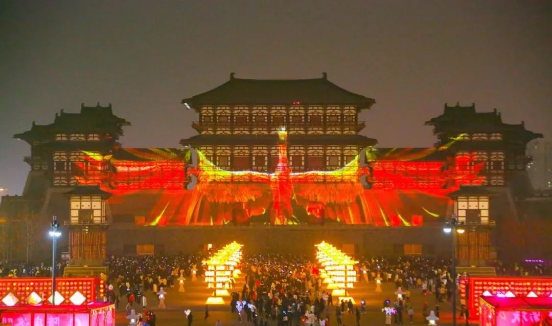 Light Show of Yingtian Gate Resumes_fororder_图片1