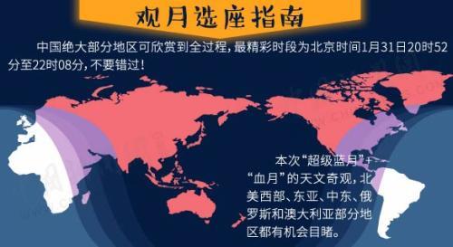 “超级蓝月”和月全食今晚现身 2018观天攻略出炉