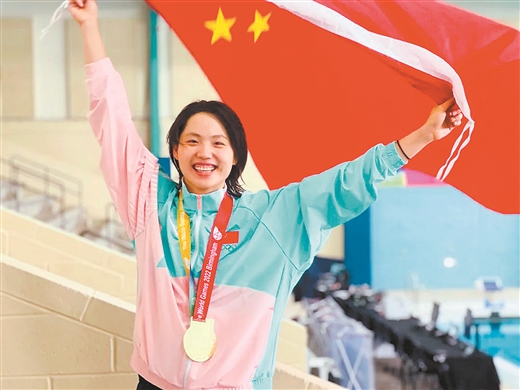 世运会中国蹼泳队获5金4银1铜 广西健儿贡献4金3银1铜