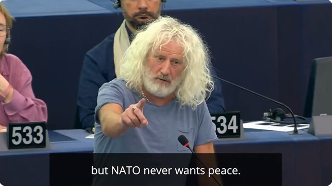 “北约从未想要和平！”欧洲议会议员批北约是“战争机器”引共鸣