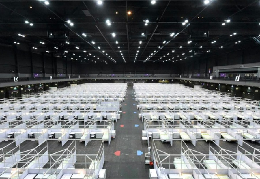 港版“方舱医院”启用 两天内预计接收60名患者_fororder_1596268447251_11